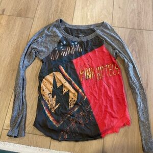 We The Free Long Sleeve Shirt - Gray, Red, and Black